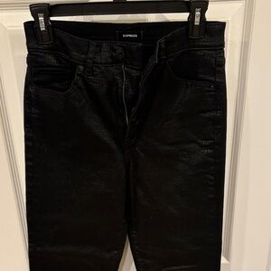 Express women’s Sleek Black Skinny Jeans